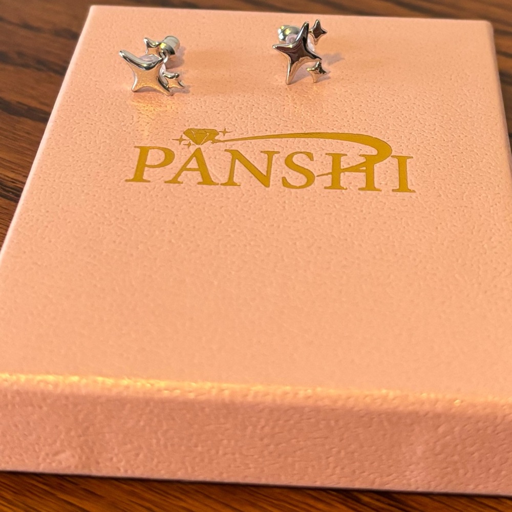 Silver Star Earrings